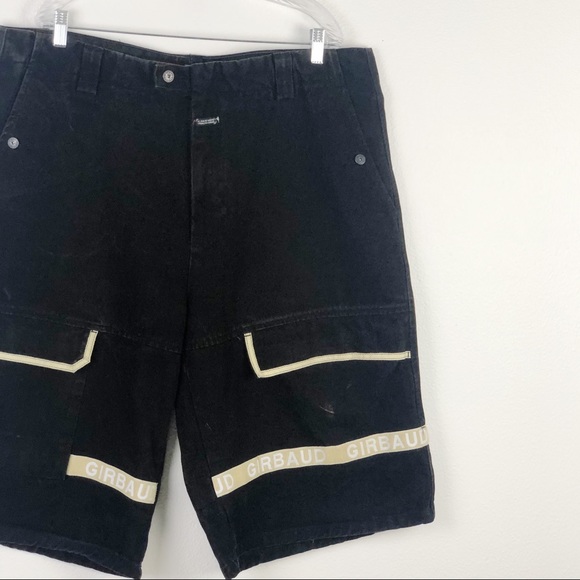 Marithe Francois Girbaud Black Denim Jean Shorts - Picture 6 of 15